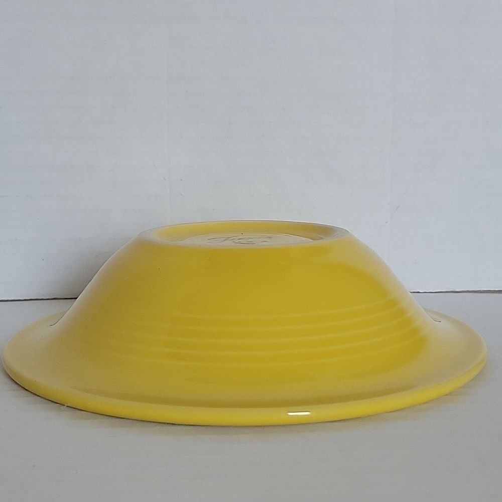 Fiestaware Fiesta Small Stacking Cereal Bowl Sunflower Yellow Ceramic 11 Oz - Picture 11 of 14